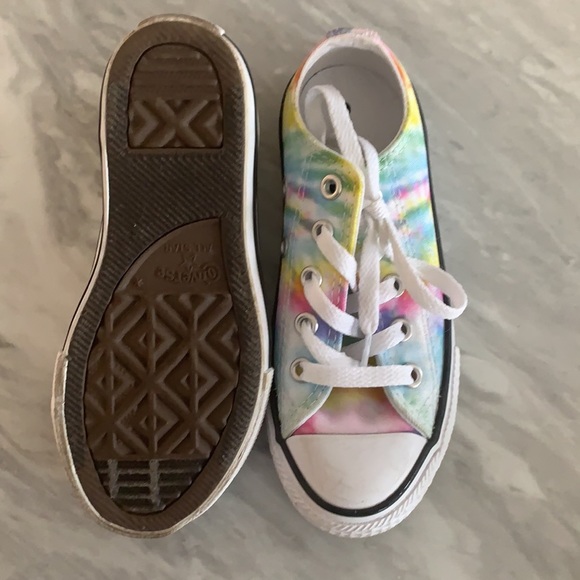Converse Chuck Taylor All Star Lo Tie Dye Sneaker - Little Kid - Multicolor - Picture 2 of 2